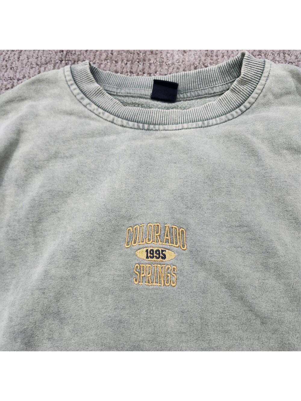 Urban Outfitters Light Green Crewneck Sweatshirt Size Small - Picture 7 of 9